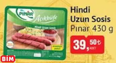 PINAR HİNDİ UZUN SOSİS PINAR HİNDİ UZUN SOSİS